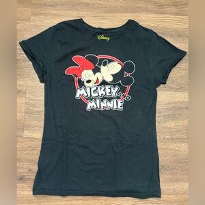 Disney Mickey and Minnie T-shirt. Women’s size Medium.
